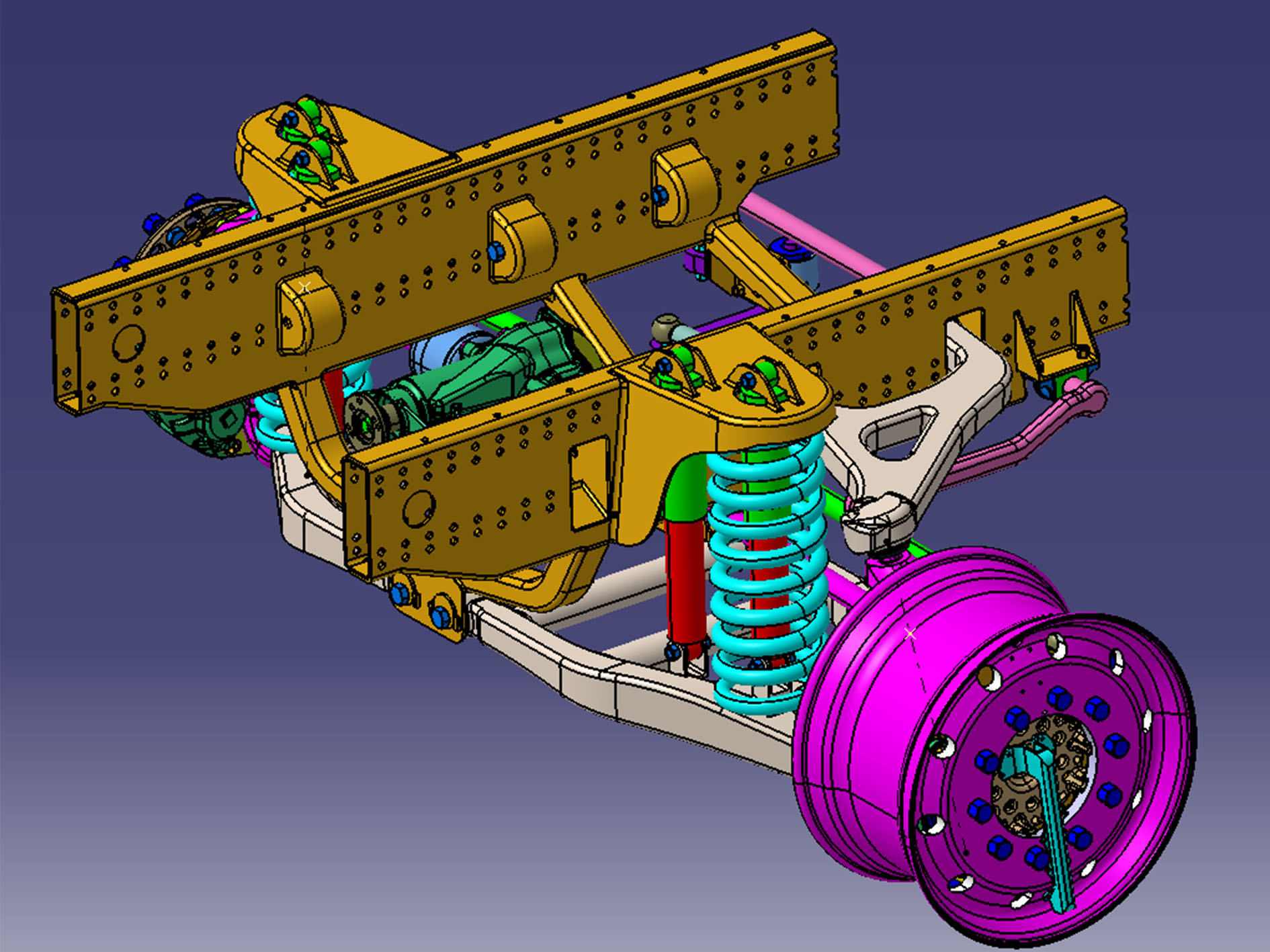 6000系列独立悬挂前桥
