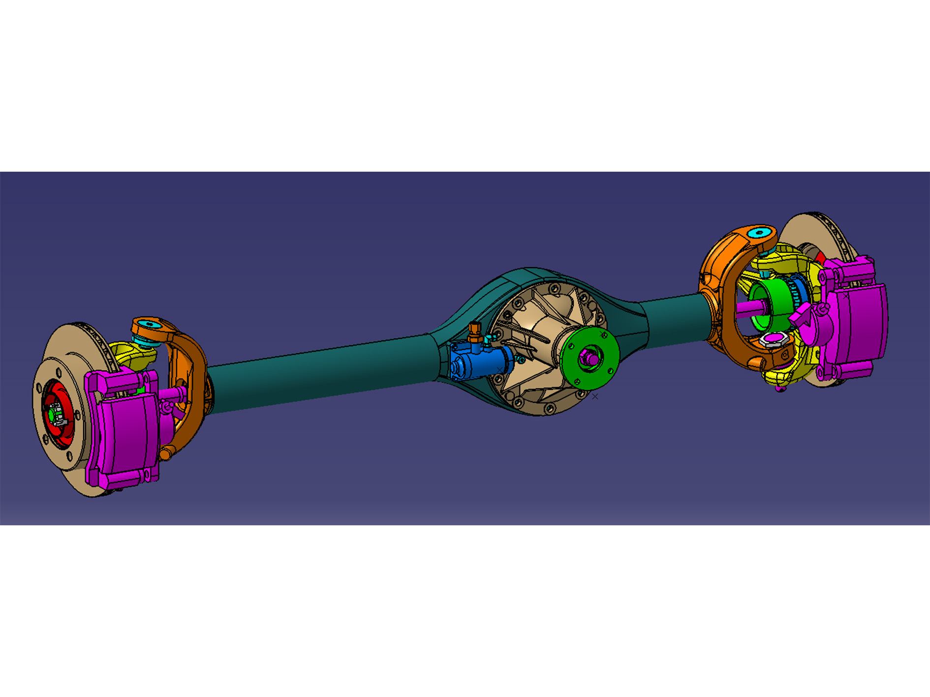 1500系列非独立悬挂前桥