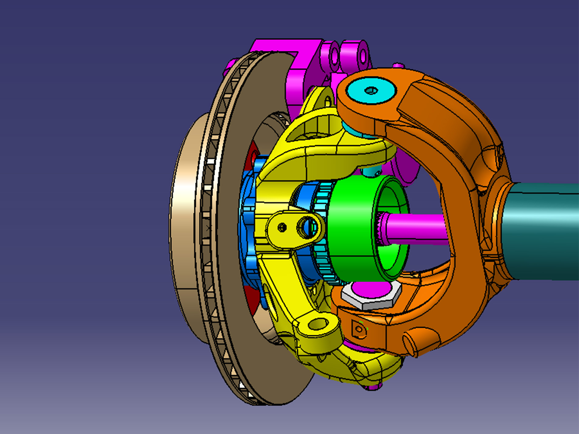 Front Axle Non-independent Suspension for 1500s