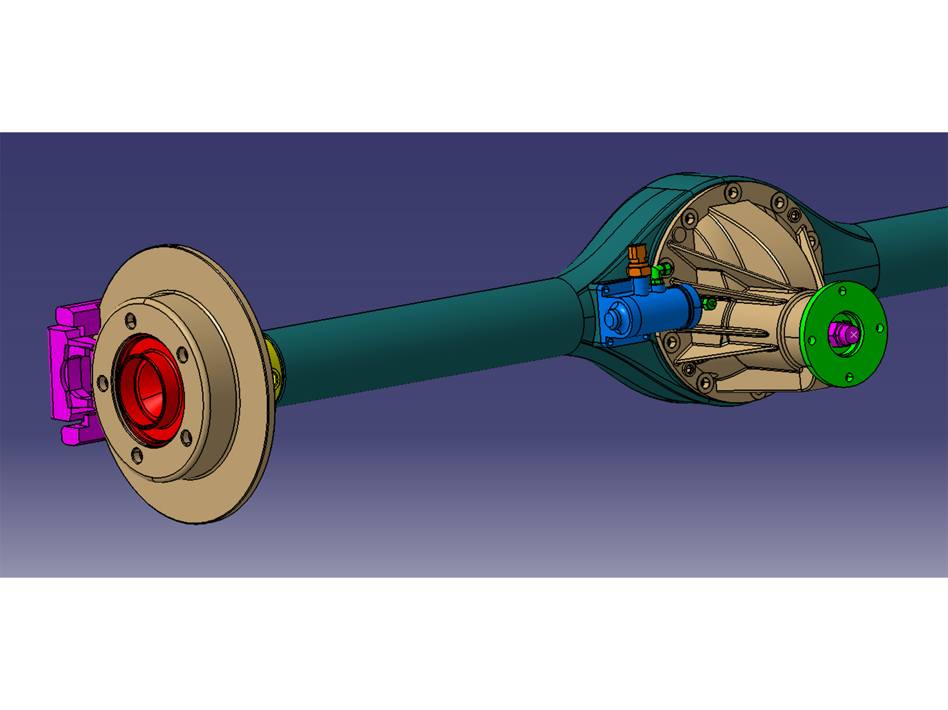 Rear Axle Non-independent Suspension for 1500s