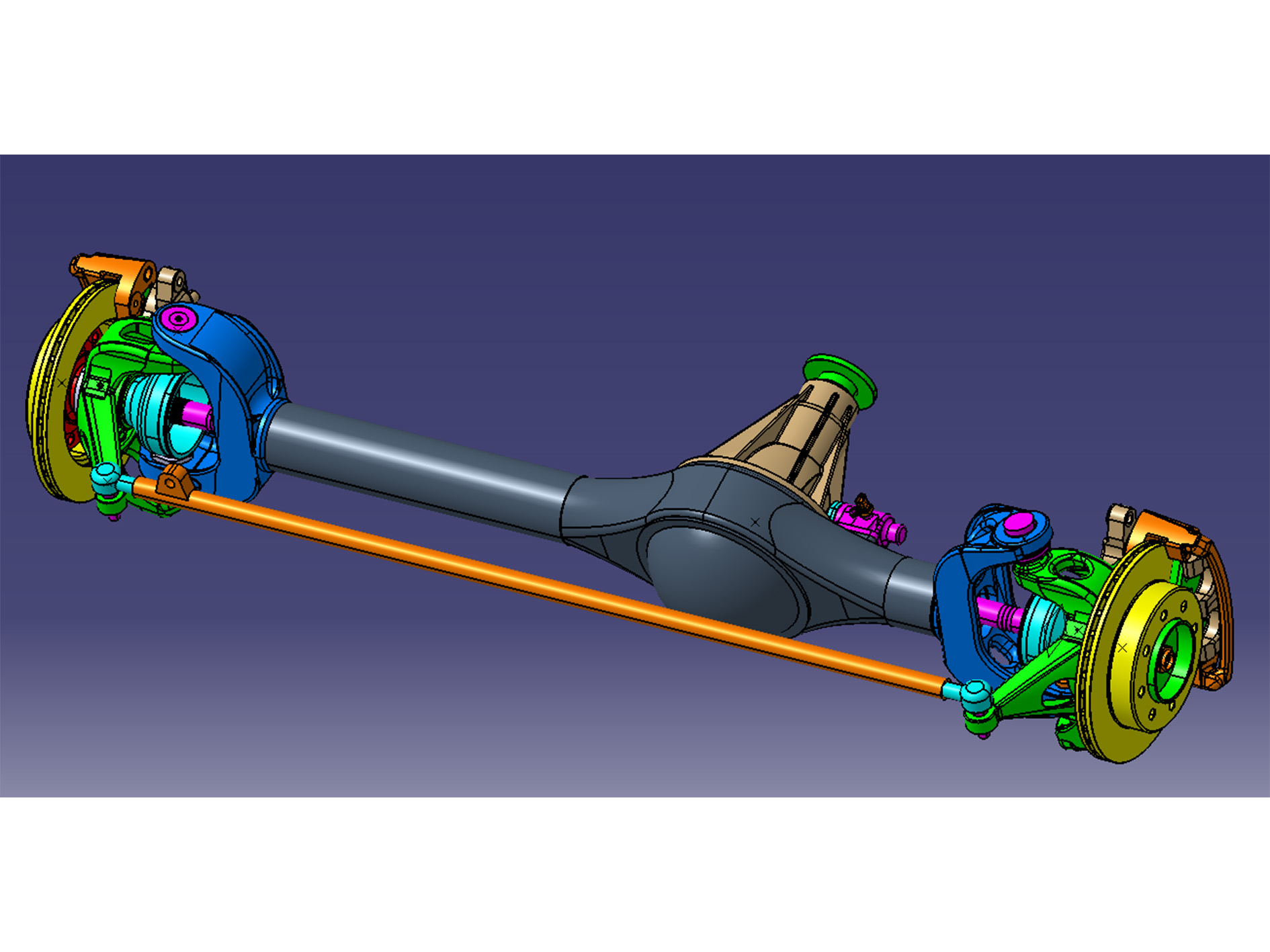 3000系列非独立悬挂前桥