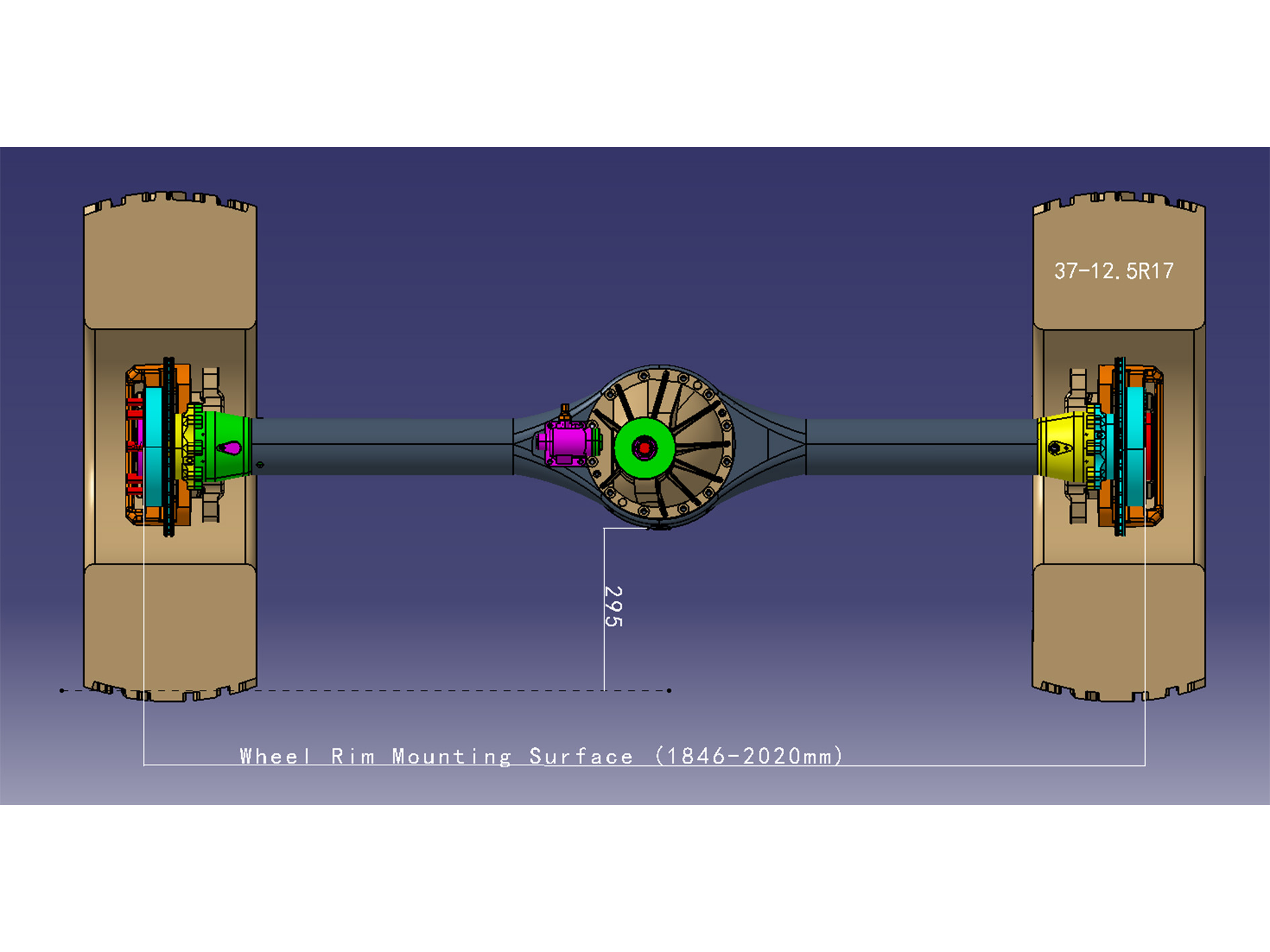 Rear Axle Non-independent Suspension for 3500s