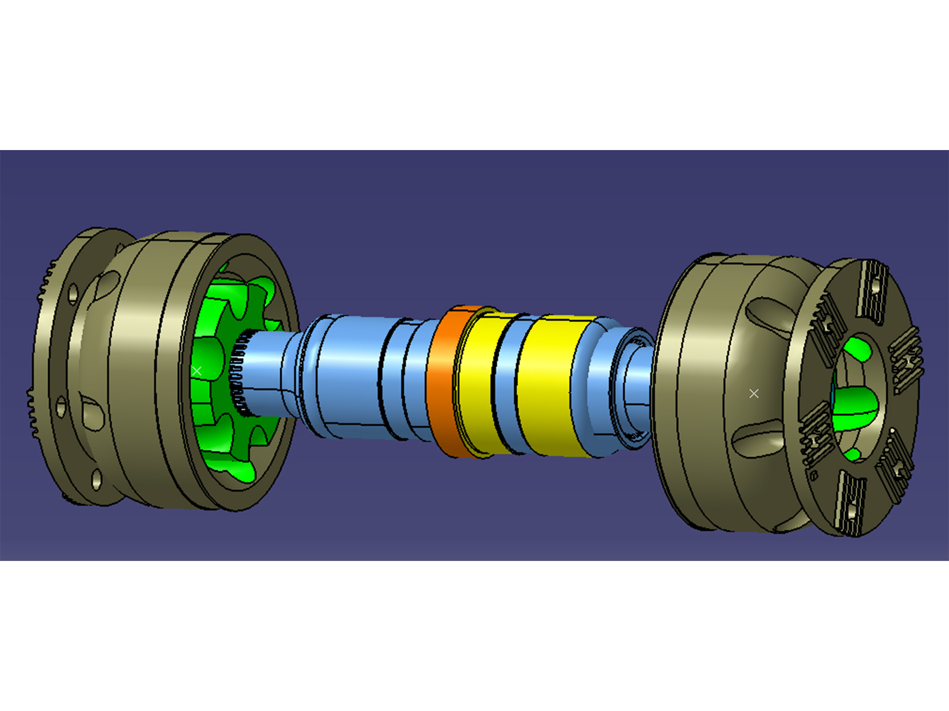 Heavy-duty End Surface Gear Cage Assembly