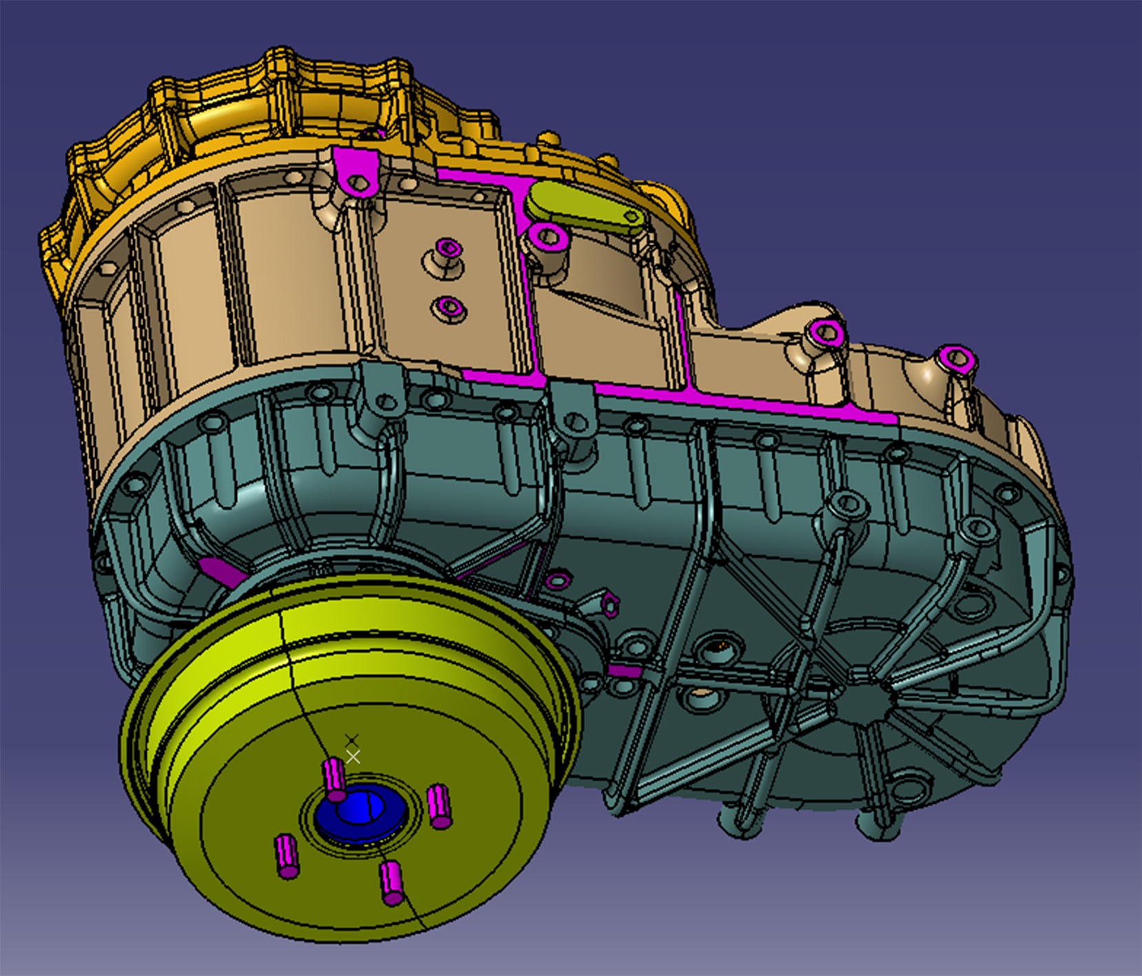 High-speed AWD Transfer Case W-BFD500-A
