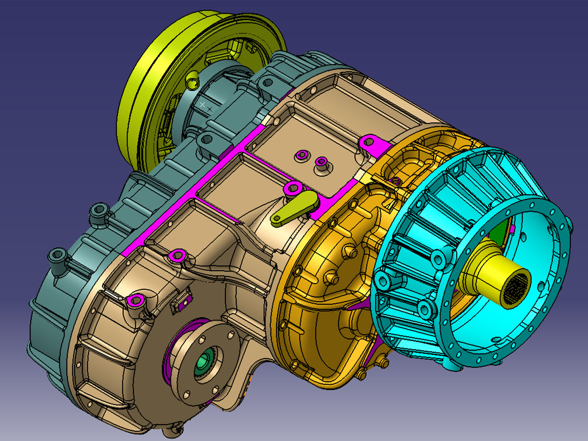 High-speed AWD Transfer Case W-BFD500-A