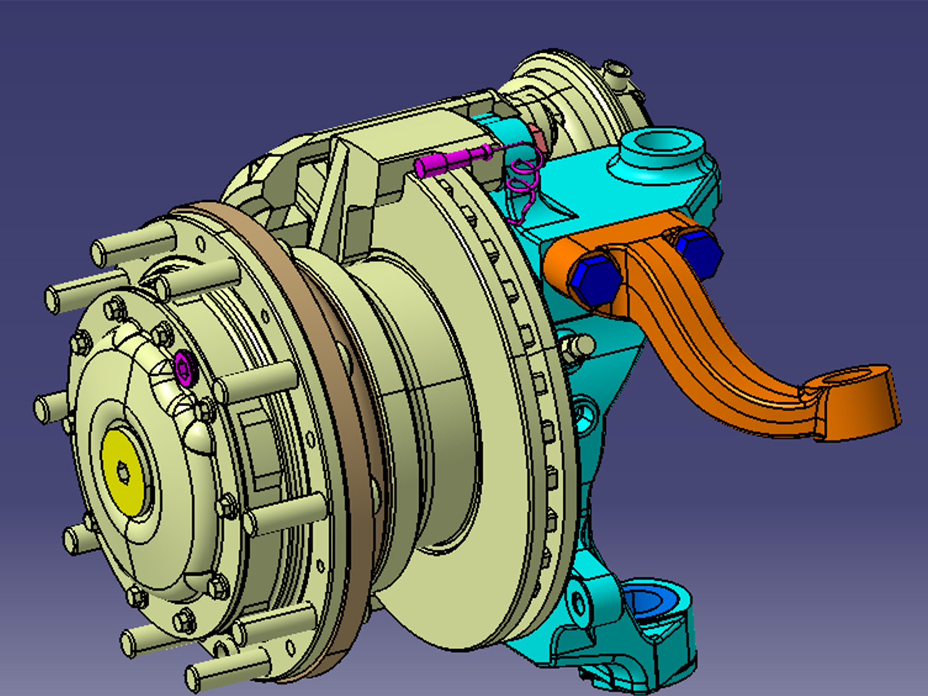 Heavy-duty Wheel-side Reducer (with parking brake)