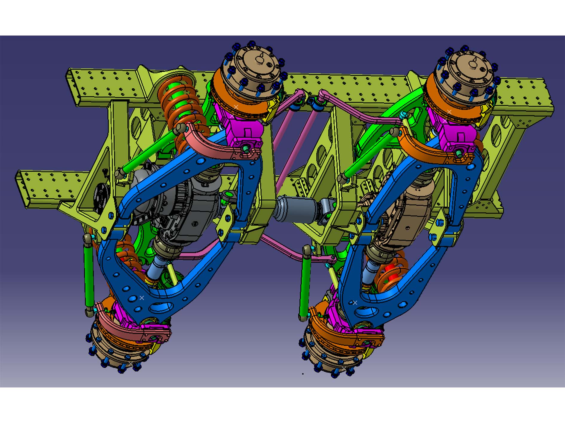 1300系列独立悬挂中桥