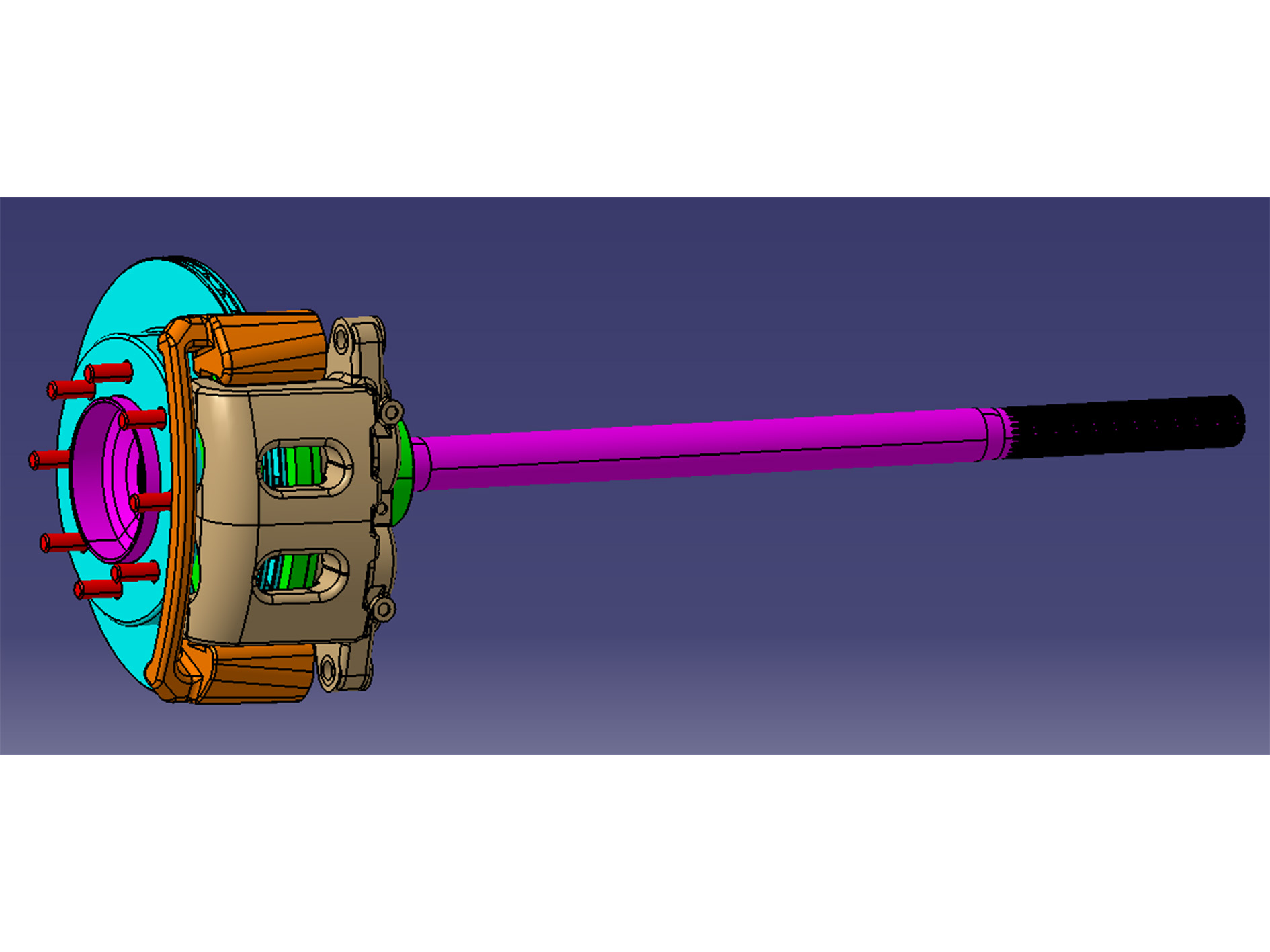 Hub Unit Assembly (with differential lock)