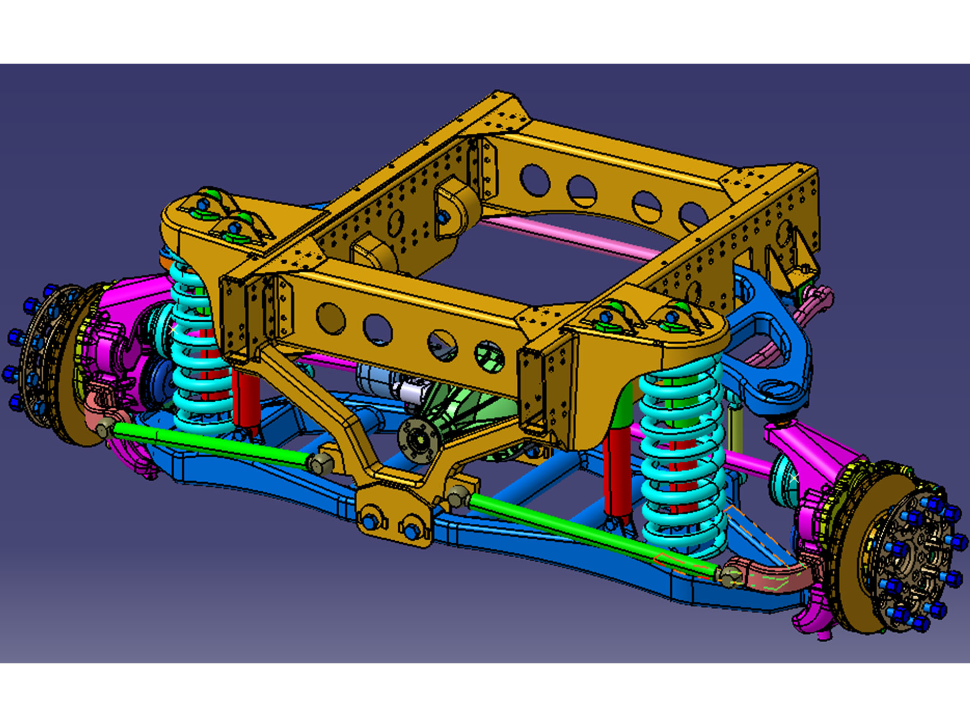 Rear Axle Independent Suspension for 6000s