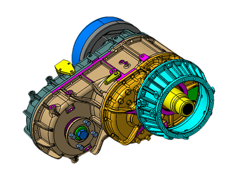 High Speed Part-time 4WD Transfer Case W-BFD500-B