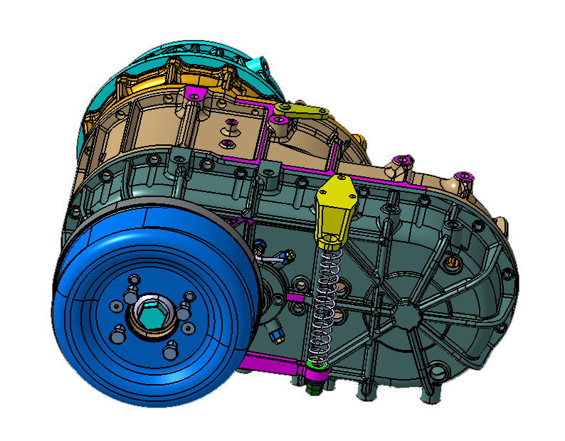 High Speed Part-time 4WD Transfer Case W-BFD500-B